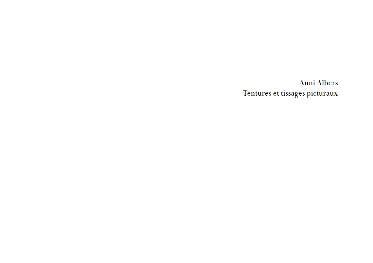 Anni Albers - Du tissage - Image 23