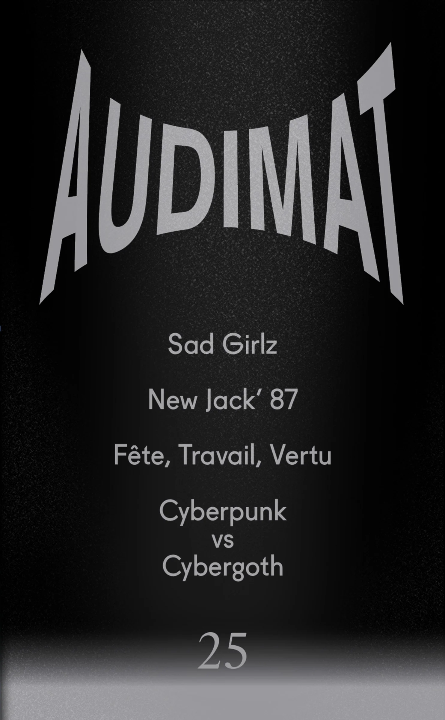Audimat N°25