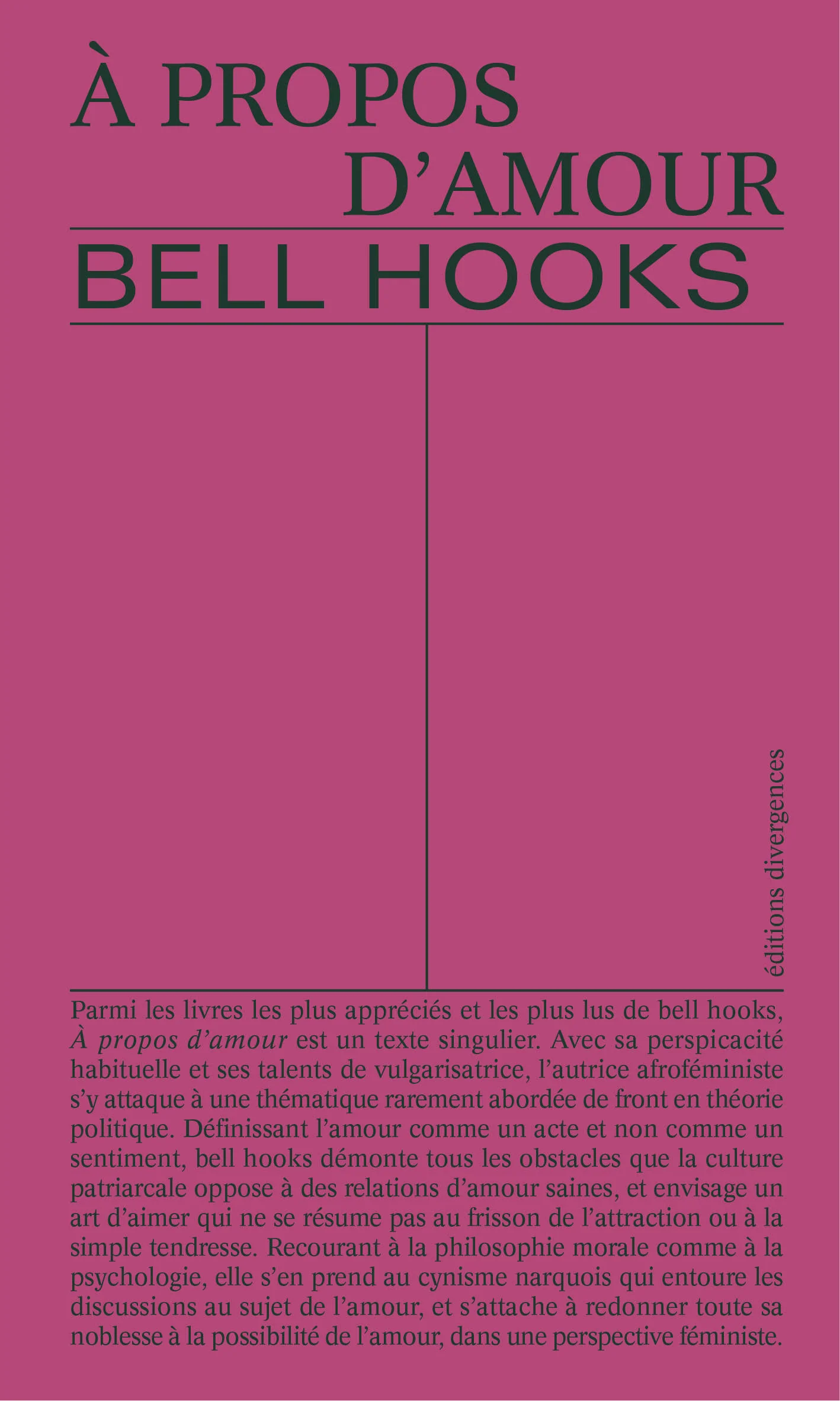 bell hooks - À Propos d'Amour