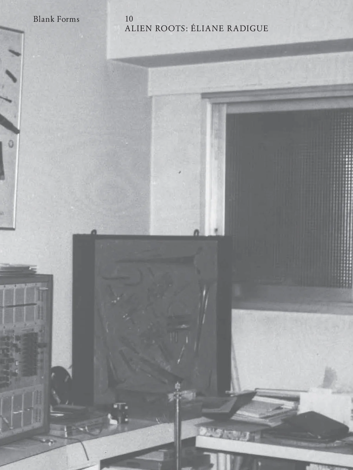 Blank Forms - N°10 "Éliane Radigue - Alien Roots"