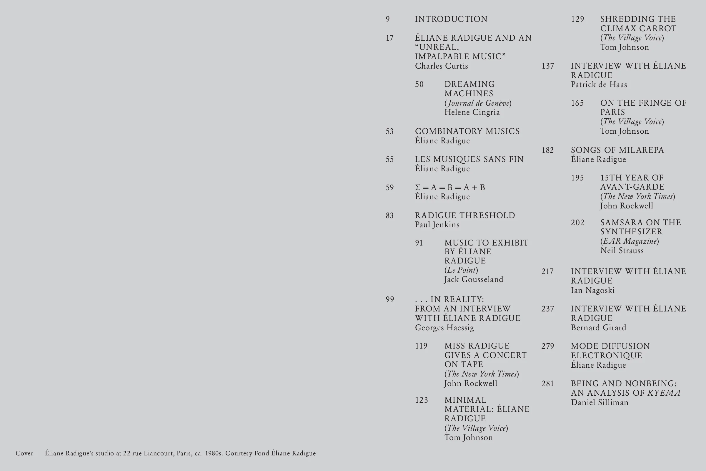 Blank Forms - N°10 "Éliane Radigue - Alien Roots" - Image 3