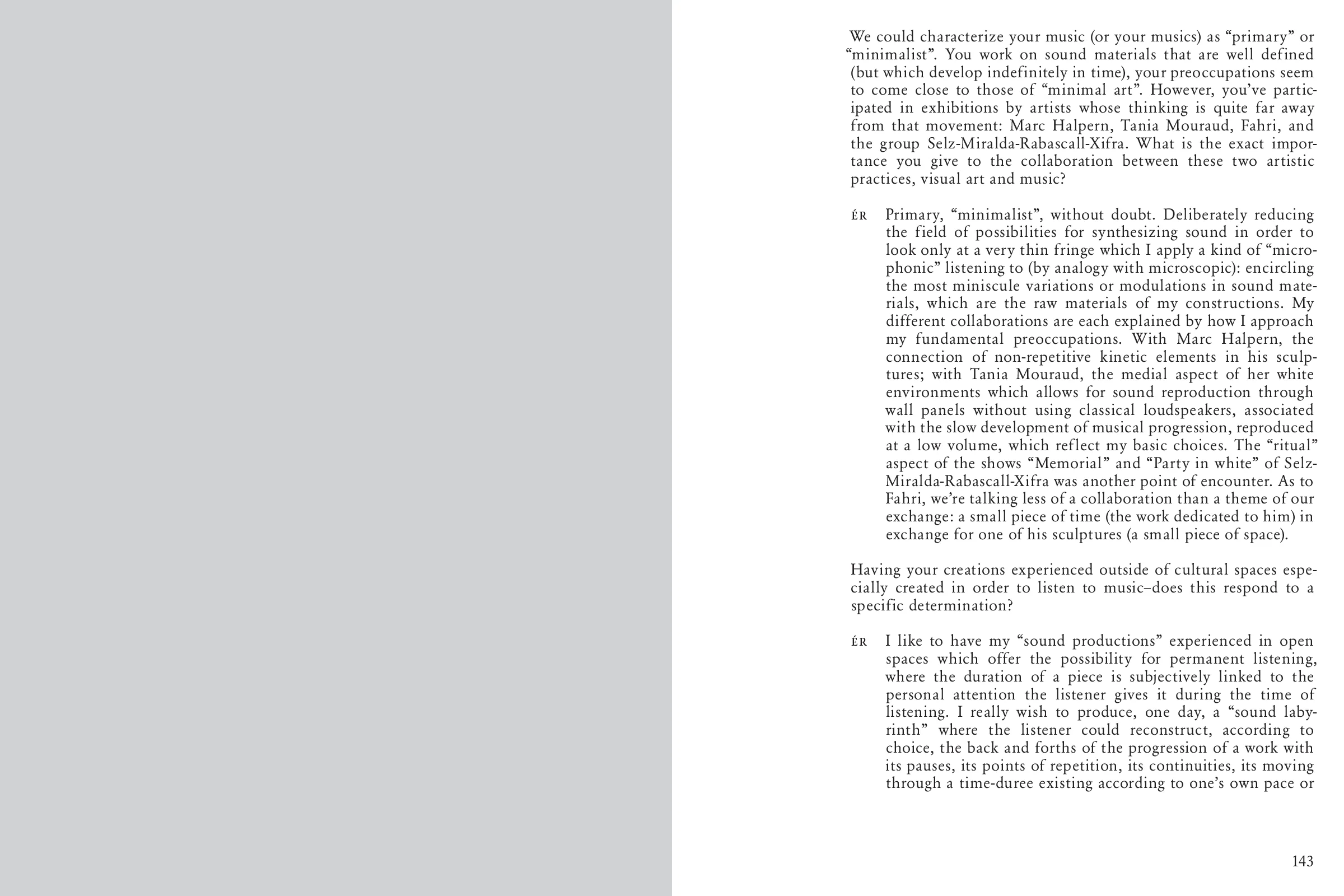 Blank Forms - N°10 "Éliane Radigue - Alien Roots" - Image 8