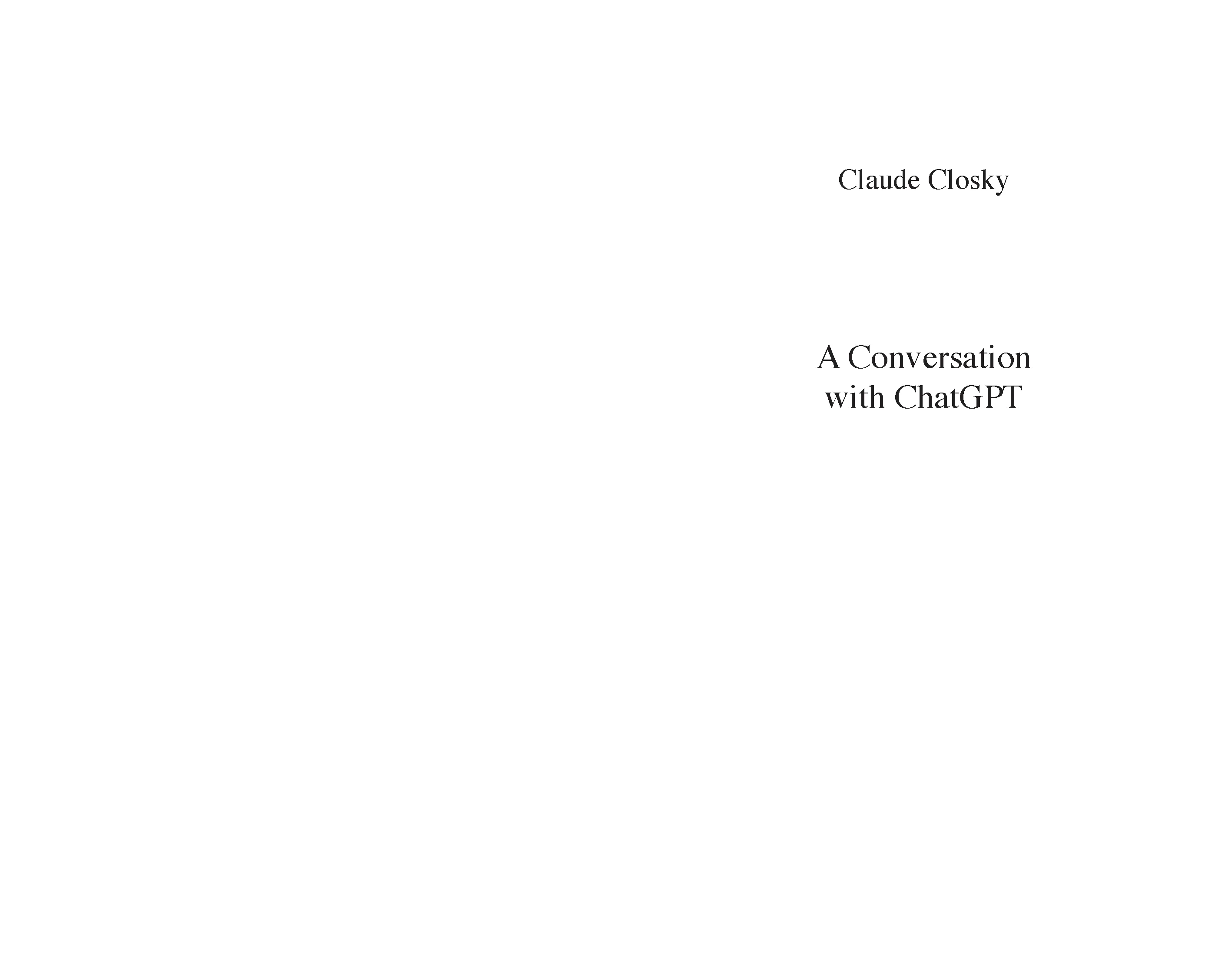 Claude Closky - A Conversation with ChatGPT - Image 3