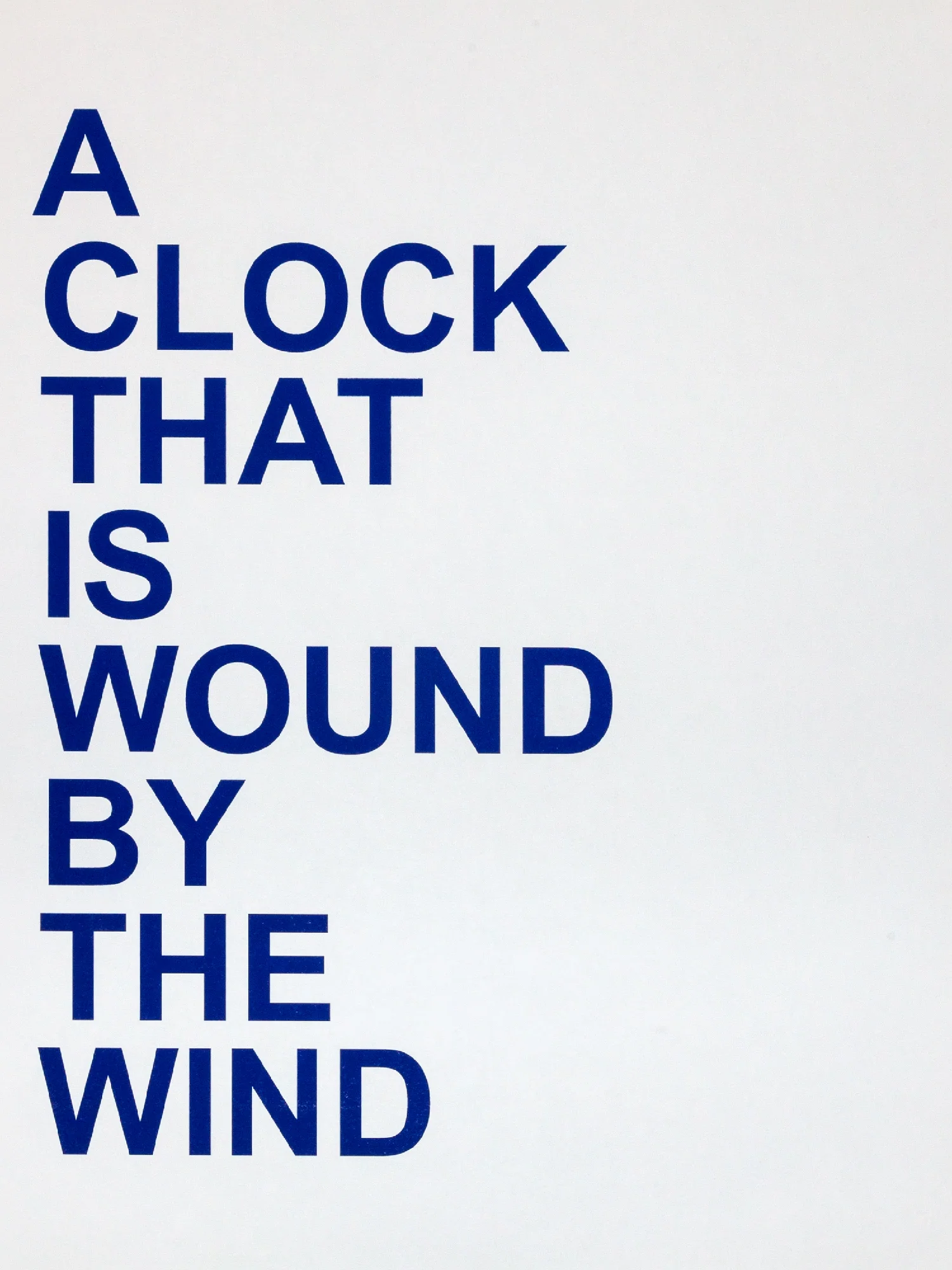 David Horvitz - Proposals for clocks (limited edition blue set) - Image 4