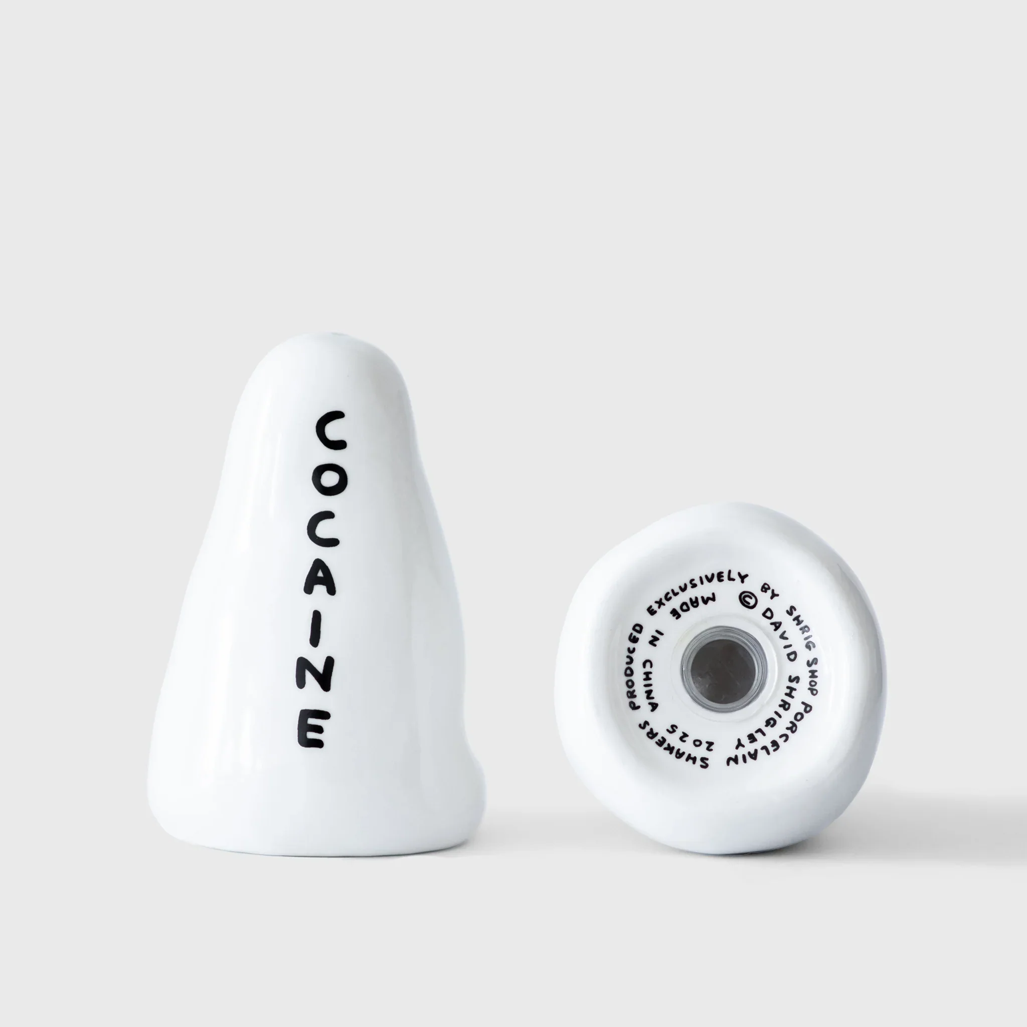 David Shrigley -"Cocaine & Heroin" Salt and Pepper Shakers - Image 4