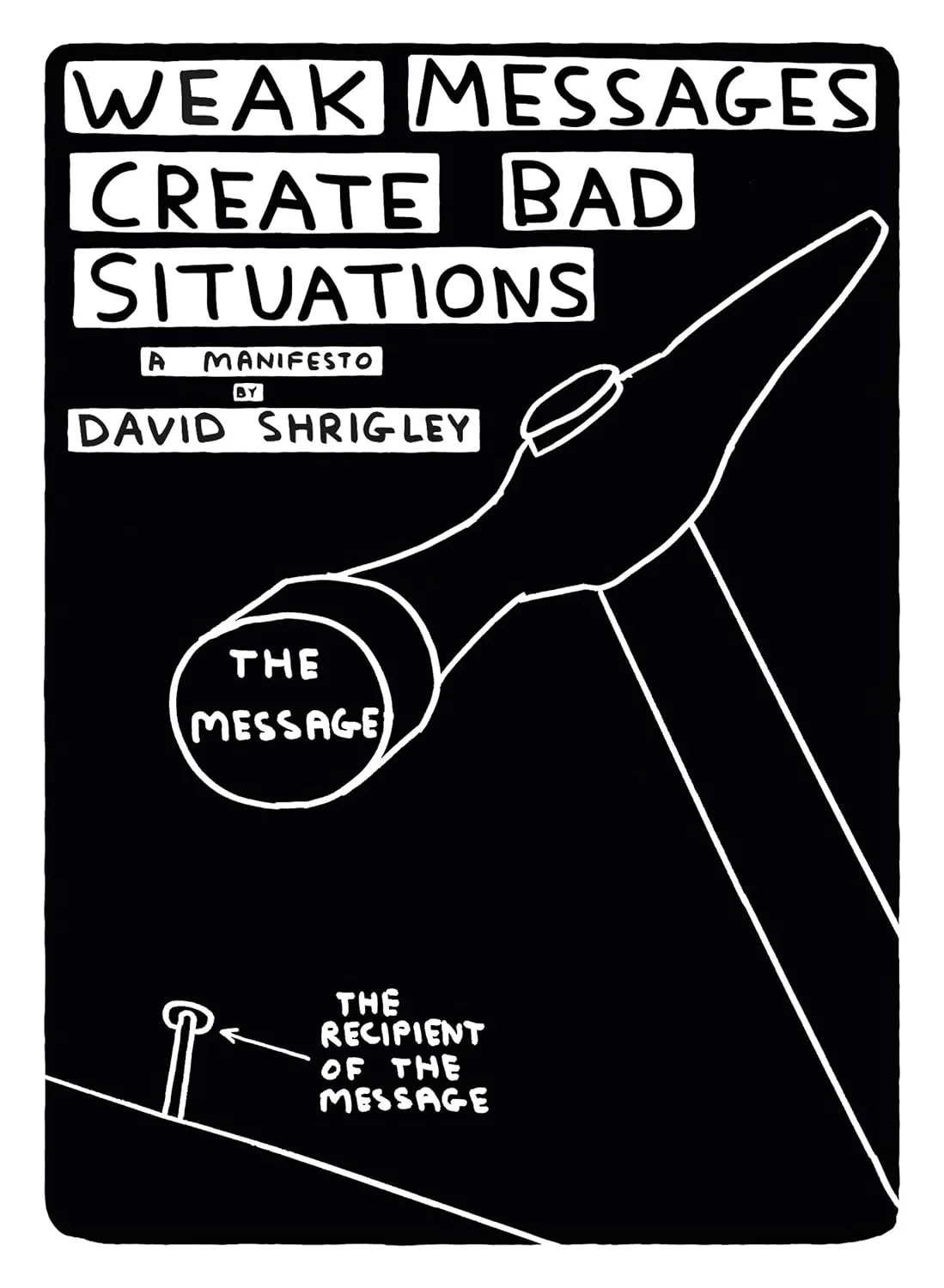 David Shrigley - Weak messages create bad situations: a manifesto