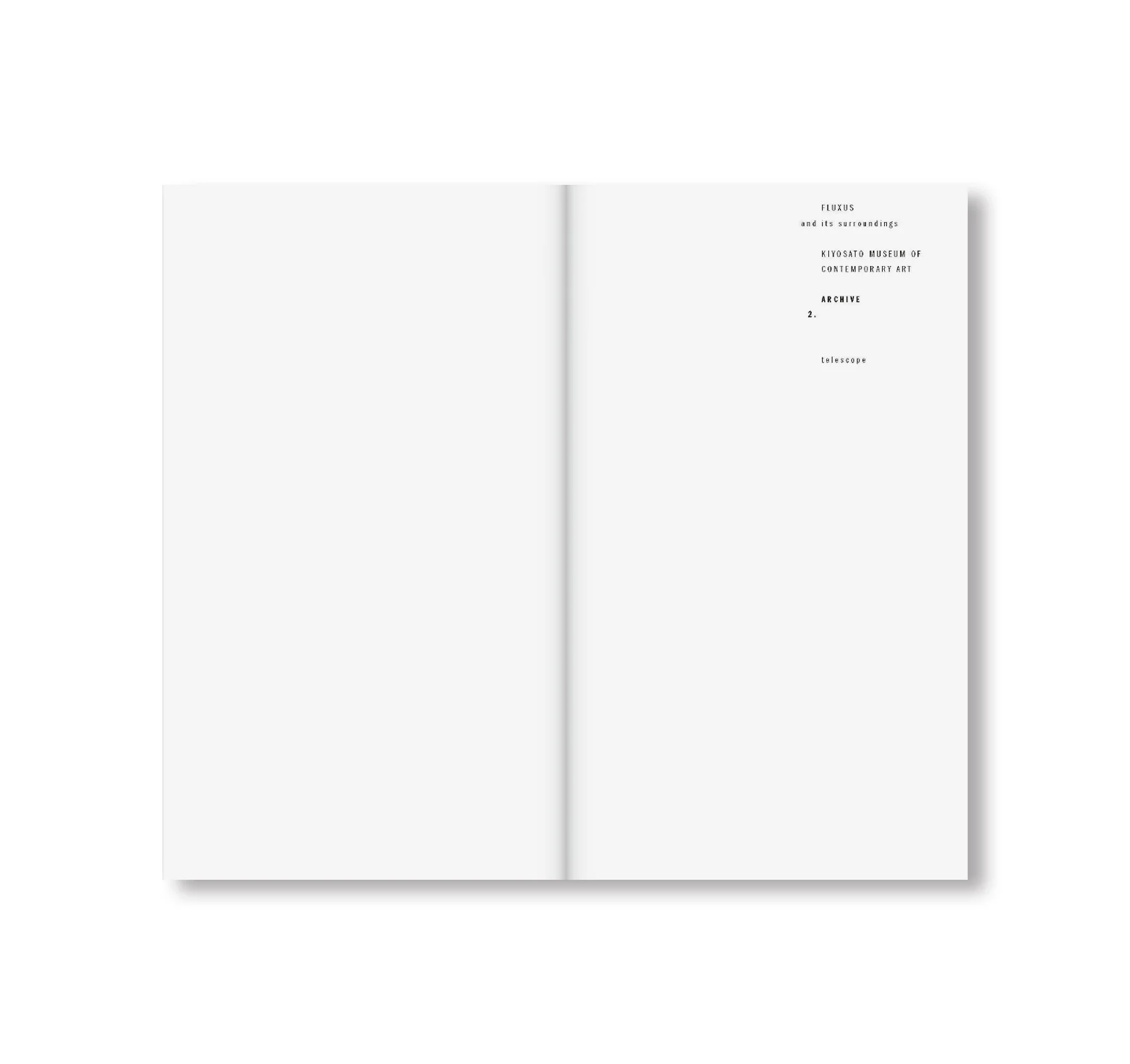 Kiyosato Museum of Contemporary Art. Archive II: Fluxus and its surroundings - Image 3