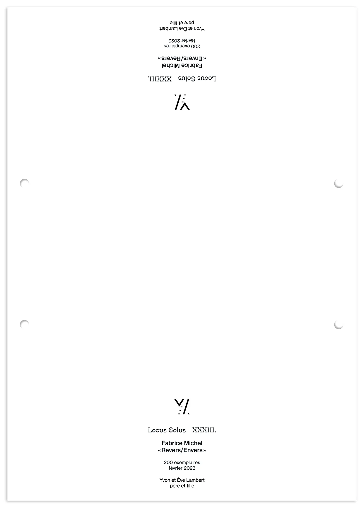 Locus Solus XXXIII. - Fabrice Michel