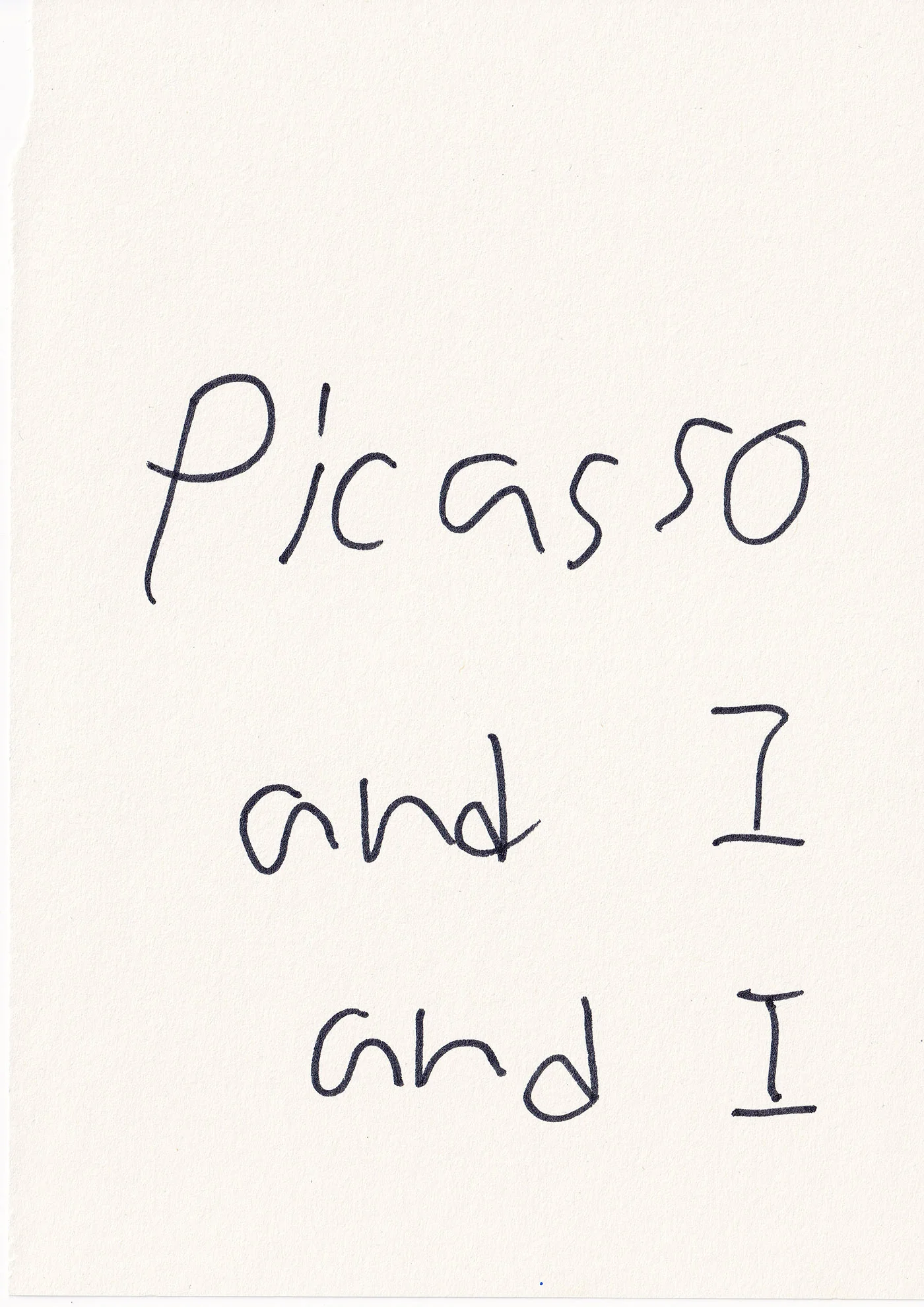 Masanao Hirayama - Picasso and I and I, 2026 (Original Drawings)