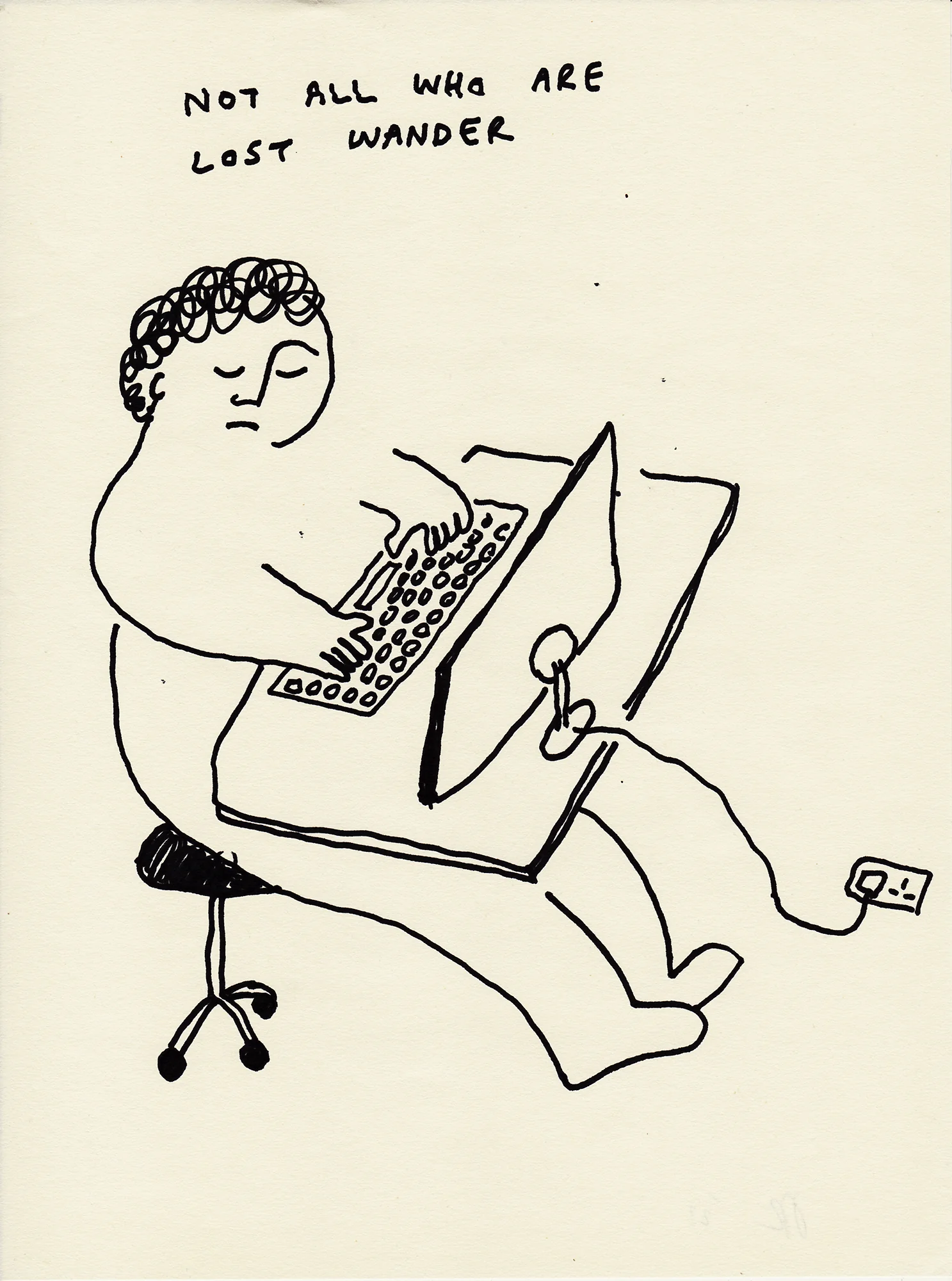 Orfeo Tagiuri - Little Passing Thoughts, 2023 (Drawings) - Image 35