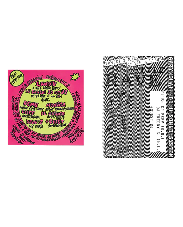 Paris Rave Flyers 1991-1994 - Image 7