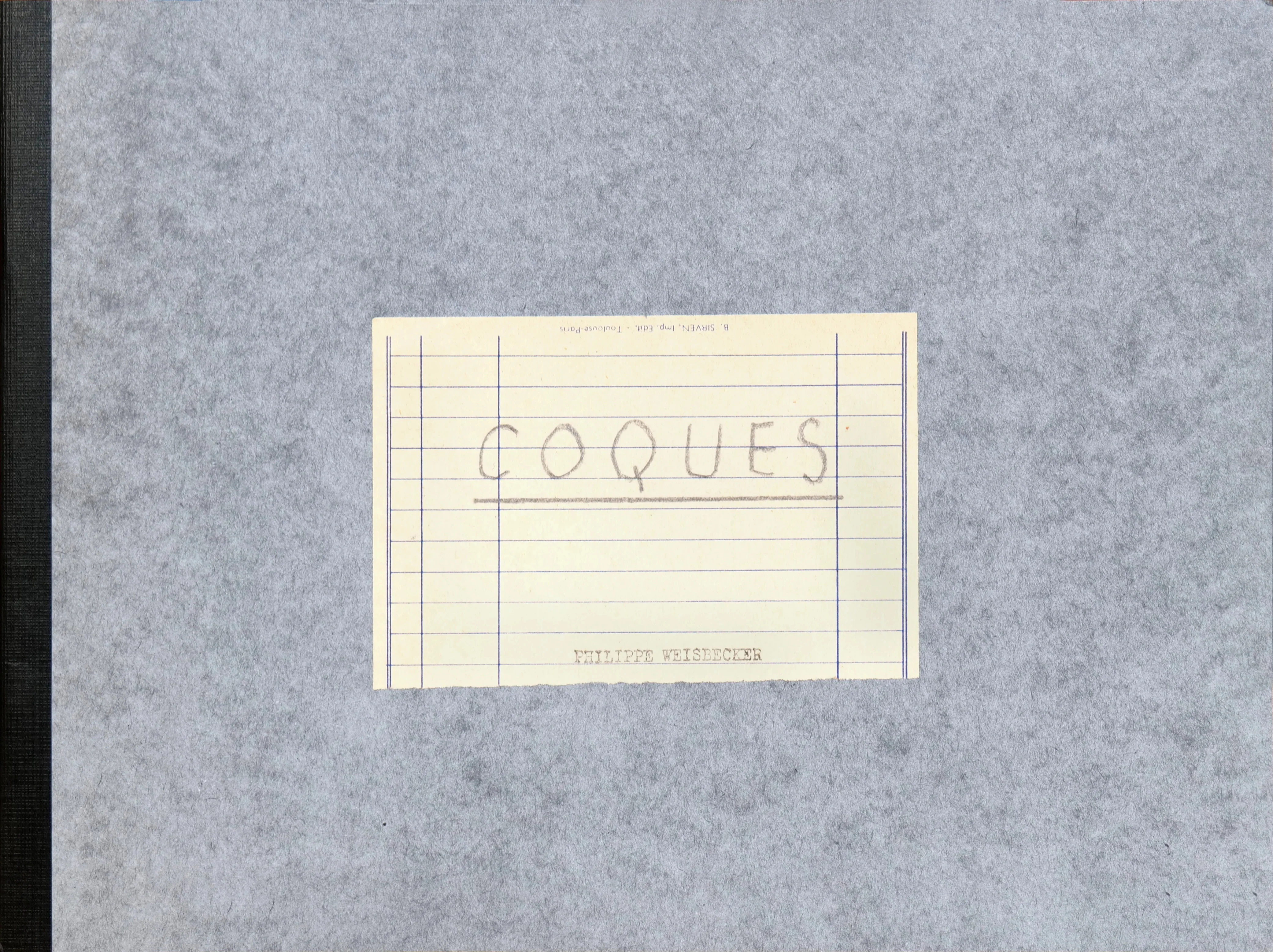 Philippe Weisbecker - Coques