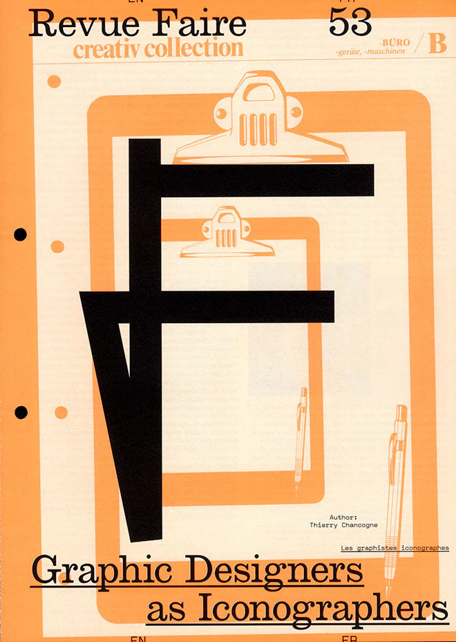 Revue Faire - N°53 "Graphic Designers as Iconographers"
