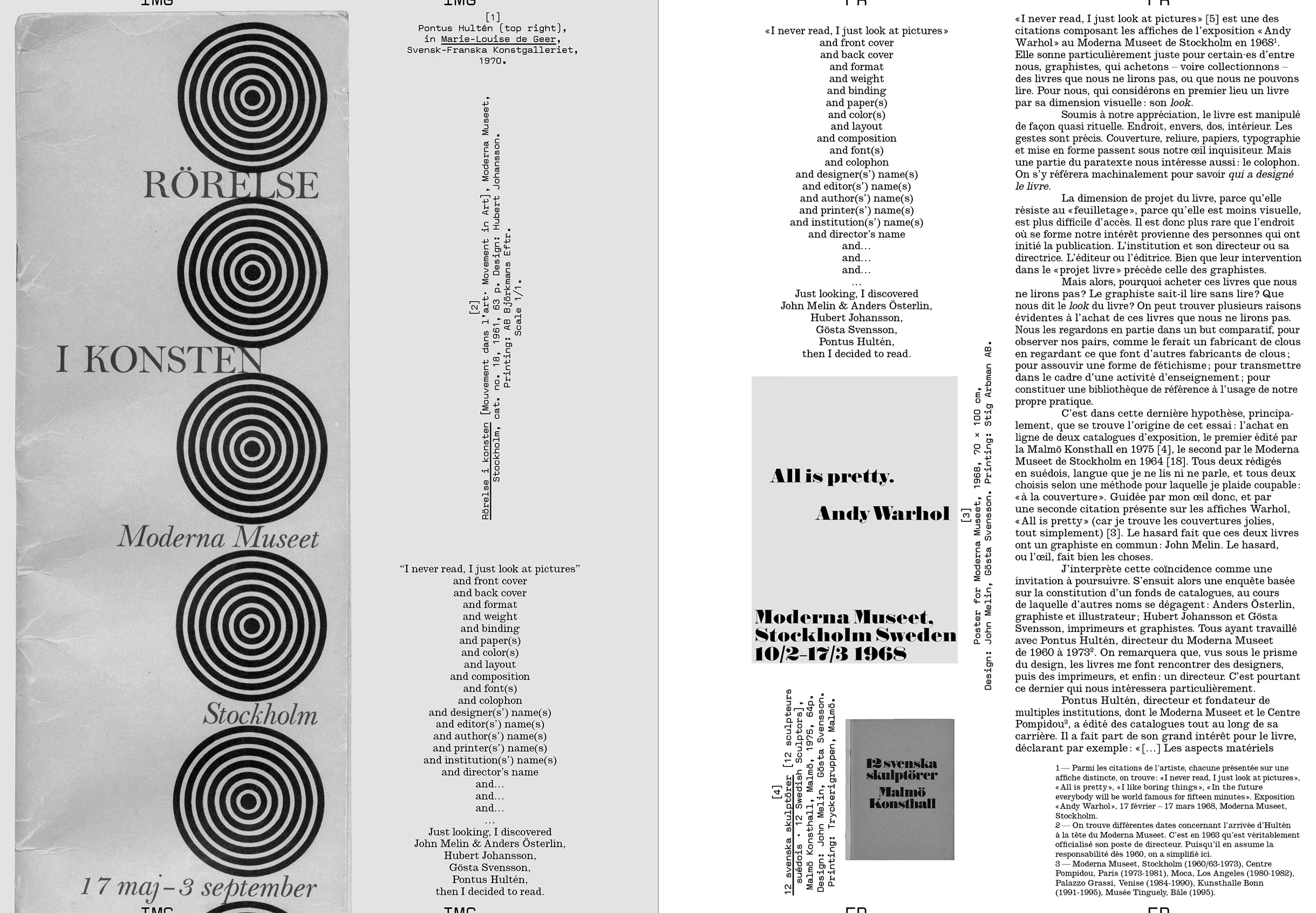 Revue Faire - N°54 "The Director, the Graphic Designer, and the Printer: Pontus Hultén and the Making of the Catalog, 1960-1973" - Image 2