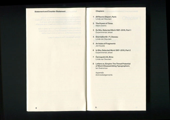Statement and Counter-Statement (Notes on Experimental Jetset / Volume 1) - Image 6
