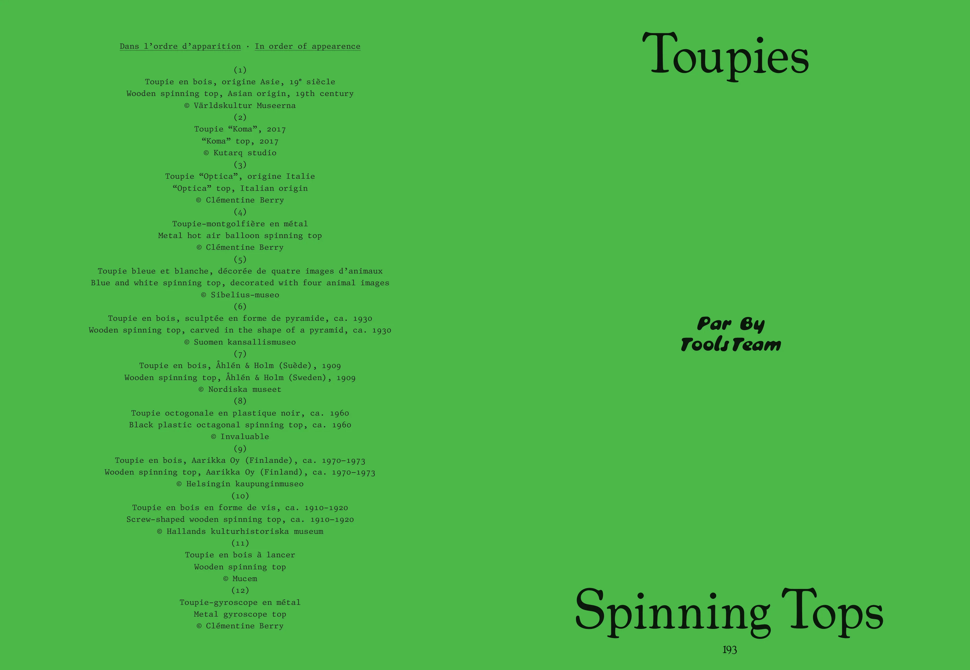 Tools - N°5 "To Spin" - Image 26