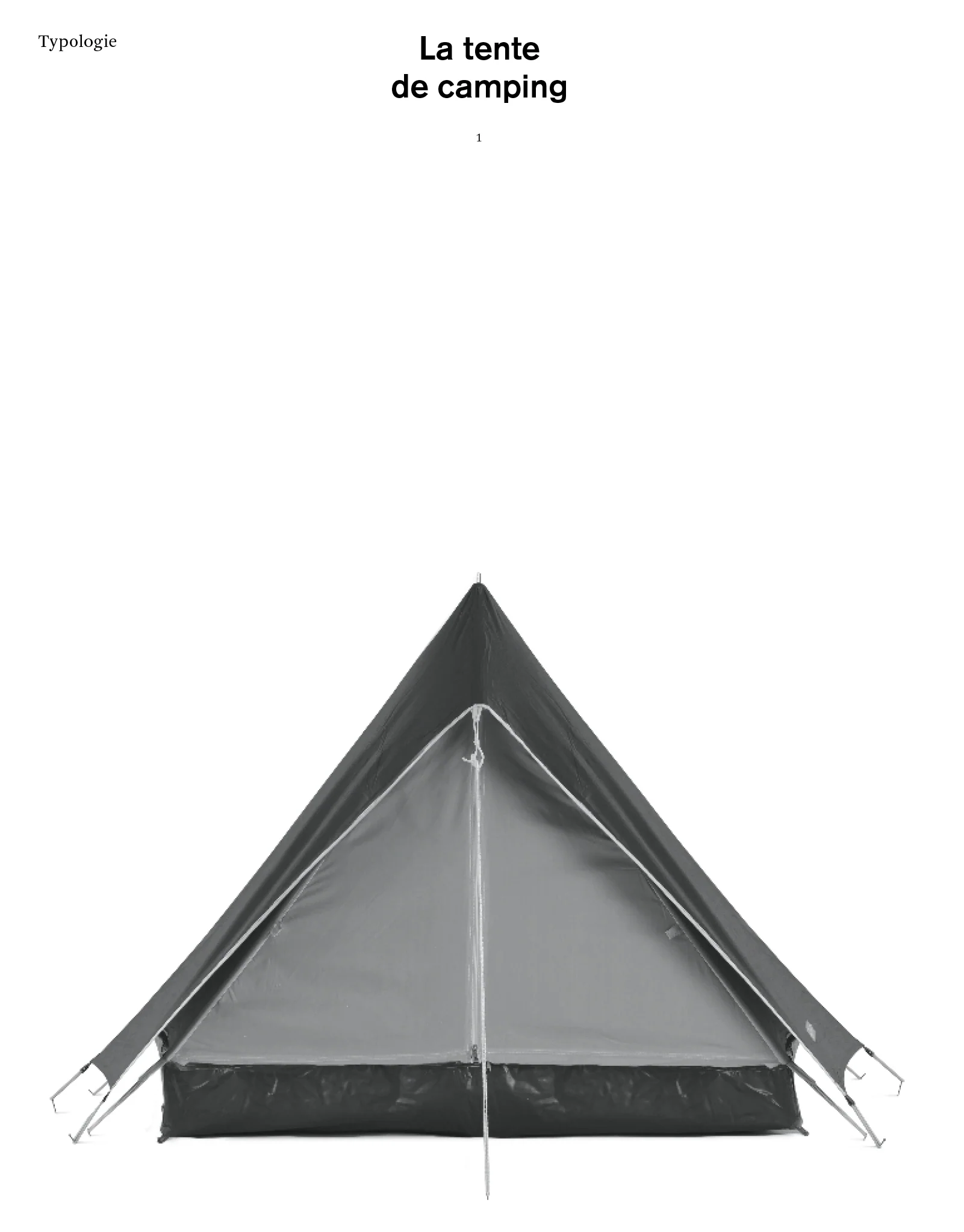 Typologie - The Camping Tent - Image 2