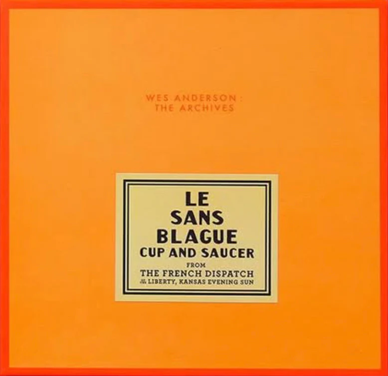 Wes Anderson : The Archives "Le Sans Blague" Cup and Saucer